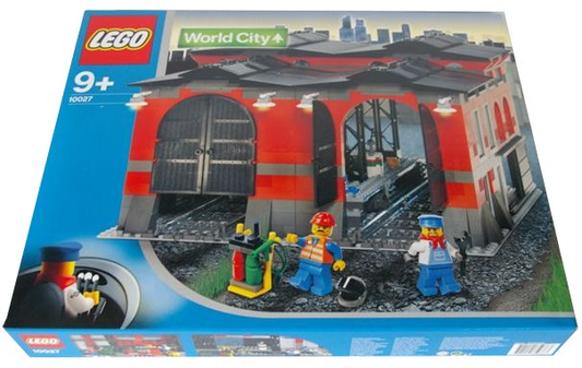 LEGO City - 10027 - Train Engine Shed - USAGÉ / USED