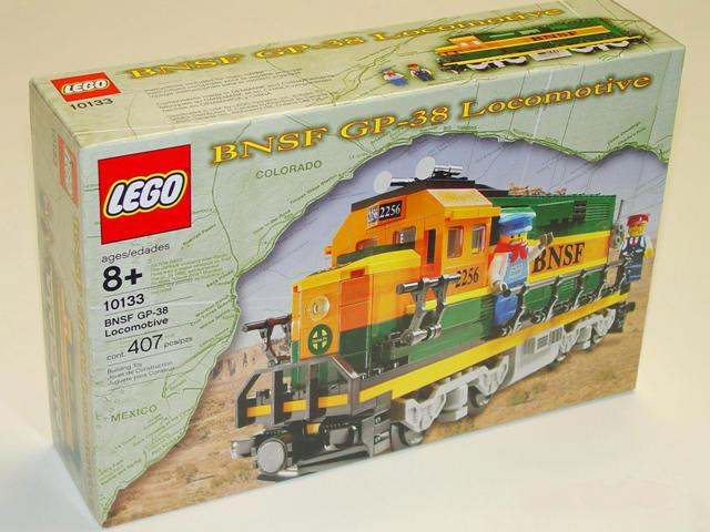 LEGO - 10133 - Locomotive BNSF GP-38 - USAGÉ / USAGÉ