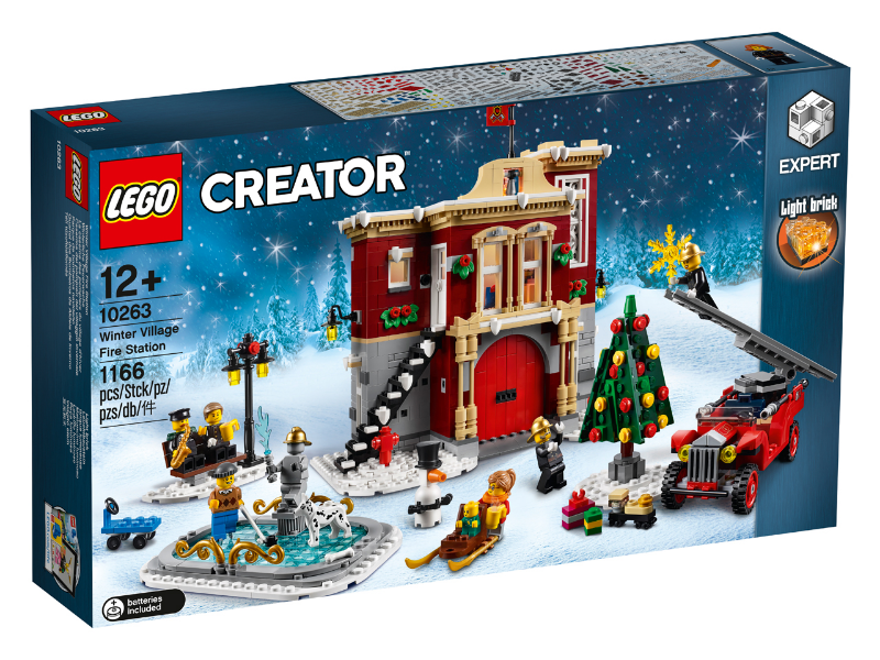 LEGO Creator - 10263 - Caserne de pompiers du village d'hiver - USAGÉ / USED