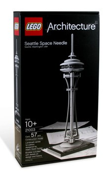 LEGO Architecture - 21003 - Seattle Space Needle - BOITE ENDOMMAGÉE