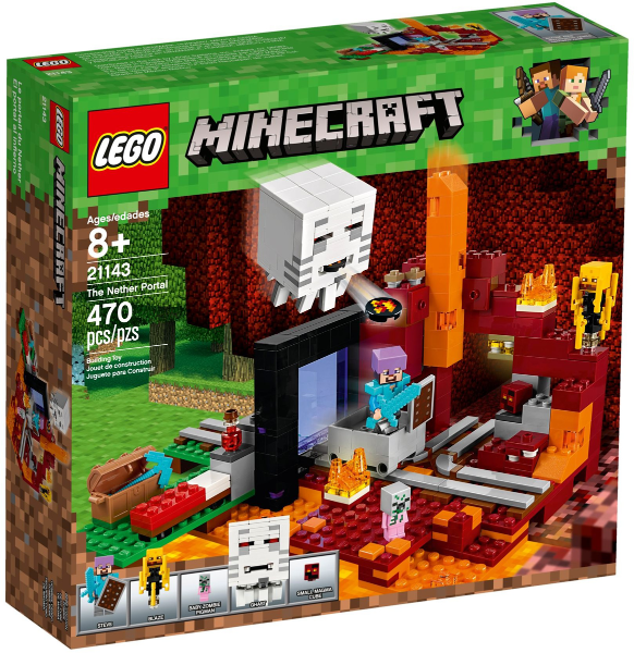LEGO Minecraft - 21143 - Le portail du Nether - USAGÉ / USED