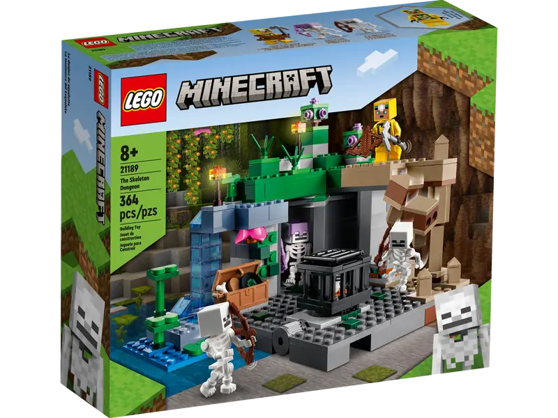 LEGO Minecraft - 21189 - Le donjon des squelettes - BOITE OUVERTE SACS SCELLÉS