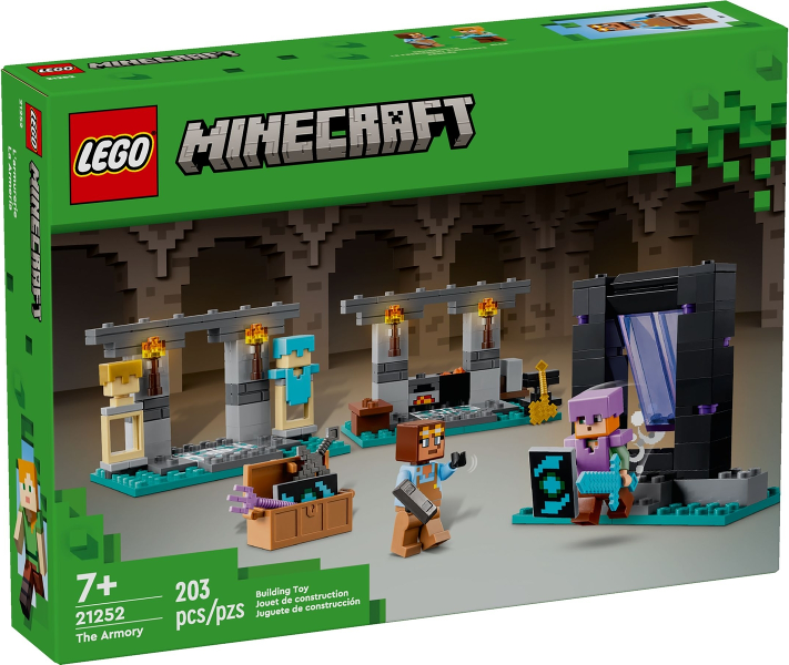 LEGO - Minecraft - 21252 - L'Armurerie - USAGÉ/USED