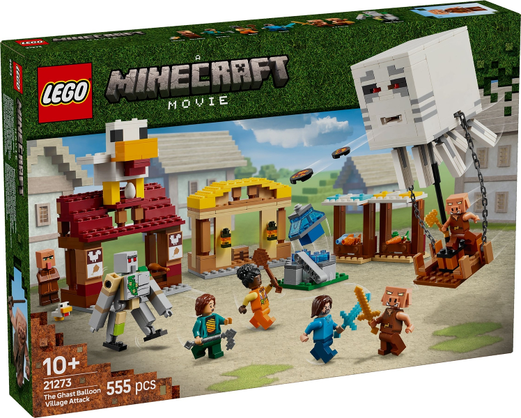 LEGO Minecraft Movie - 21273 - L'attaque du village des ballons fantômes