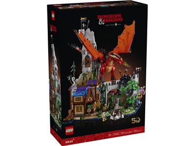 LEGO Ideas - 21348 - Donjons & Dragons : Le Conte du Dragon Rouge - BOITE ENDOMMAGÉE