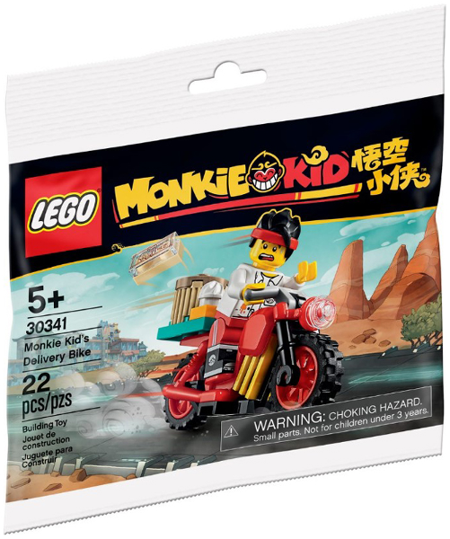 LEGO - Monkie Kid - 30341 - Le vélo de livraison de Monkie Kid