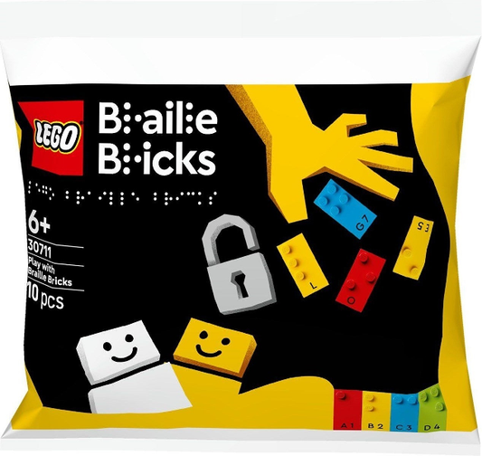 LEGO Braille Bricks - 30711 - Play with Braille Bricks POLYBAG
