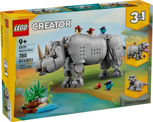 LEGO Creator - 31171 - Majestic Rhino 3 in 1