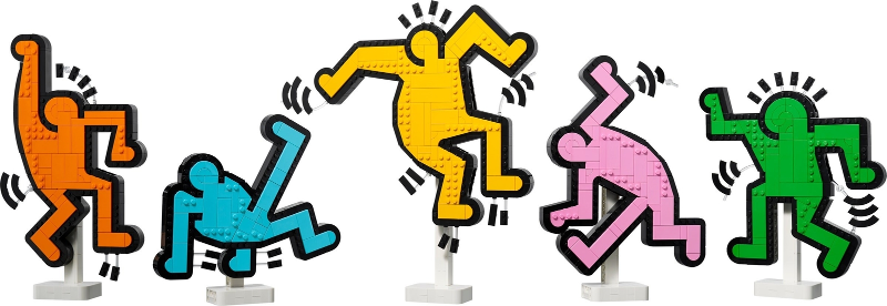 LEGO Art - 31216 - Keith Haring - Dancing Figures - Boîte Endommagée