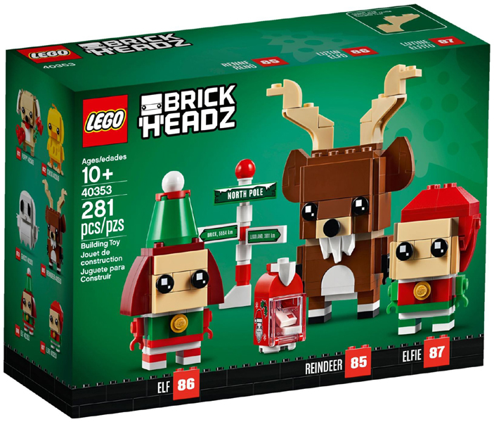 LEGO - BrickHeadz - 40353 - Elfe, Elfie & Renne - USAGÉ / USED