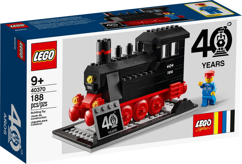 LEGO Promo GWP - 40370 - Machine à vapeur {Réédition du Set 7810} - USAGÉ / USED