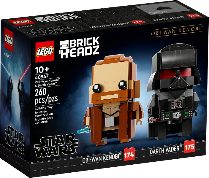 LEGO BrickHeadz - 40547 - Obi-Wan Kenobi & Darth Vader