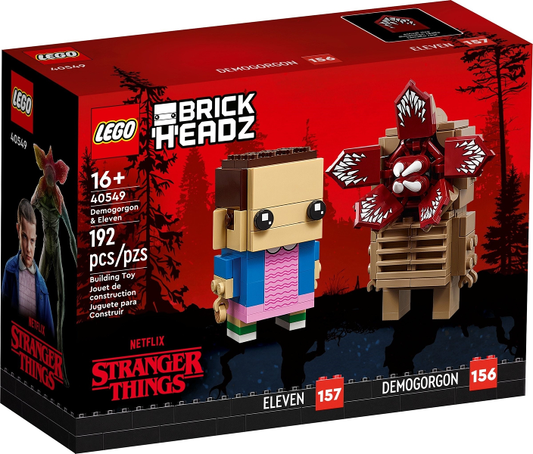 LEGO - Brickheadz - 40549 - Démogorgon et Onze