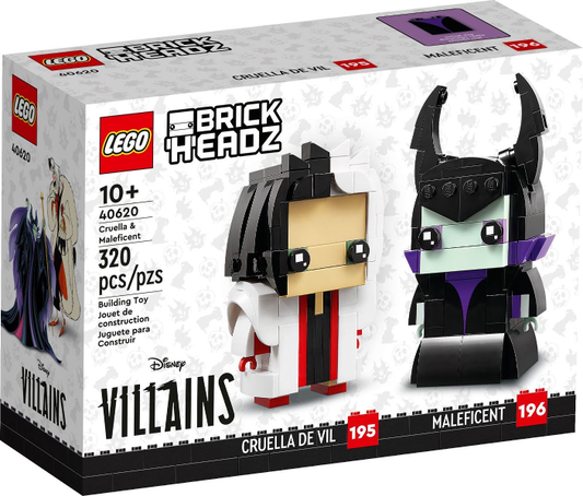 LEGO Disney - 40620 - Cruella & Maleficient BrickHeadz