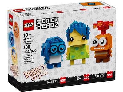 LEGO Brickheadz Disney - 40749 - Joy, Sadness & Anxiety