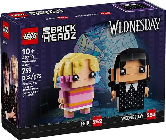 LEGO Brickheadz - 40750 - Wednesday & Enid