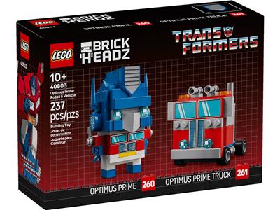 LEGO Brickheadz Transformers - 40803 - Optimus Prime Robot & Vehicle