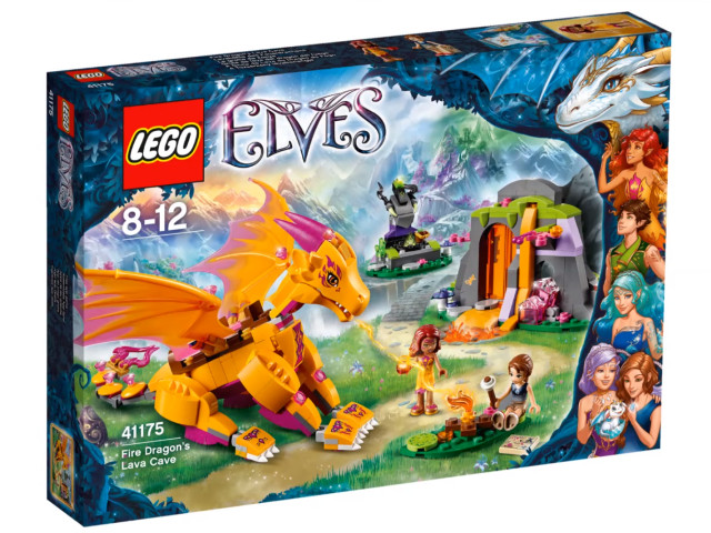LEGO Elves - 41175 - Grotte de lave du dragon de feu - USAGÉ / USAGÉ