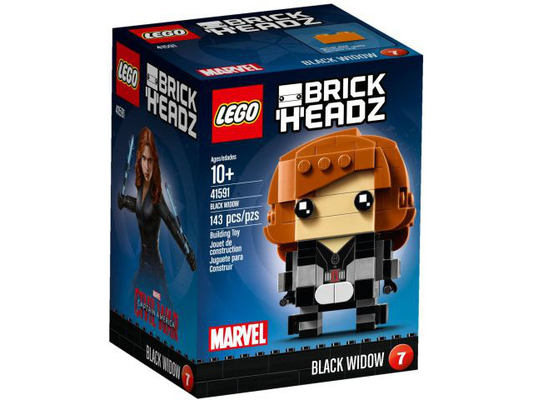 LEGO - BricksHeadz - 41591 - Black Widow - BOITE ENDOMMAGÉE
