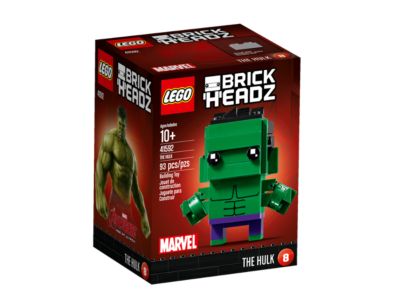 LEGO Brickheadz Marvel - 41592 - The Hulk - BOITE ENDOMMAGÉE