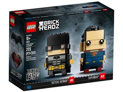 LEGO Brickheadz - 41610 - DC Comics Super Heroes Tactical Batman & Superman