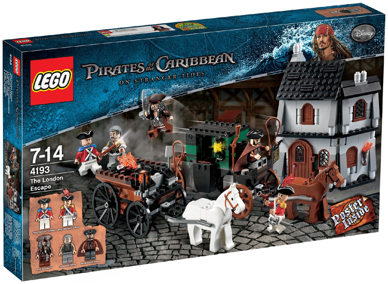 LEGO Pirates des Caraïbes - 4193 - L'évasion de Londres - USAGÉ / USED