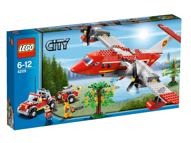 LEGO City - 4209 - Avion de pompiers - USAGÉ / USED
