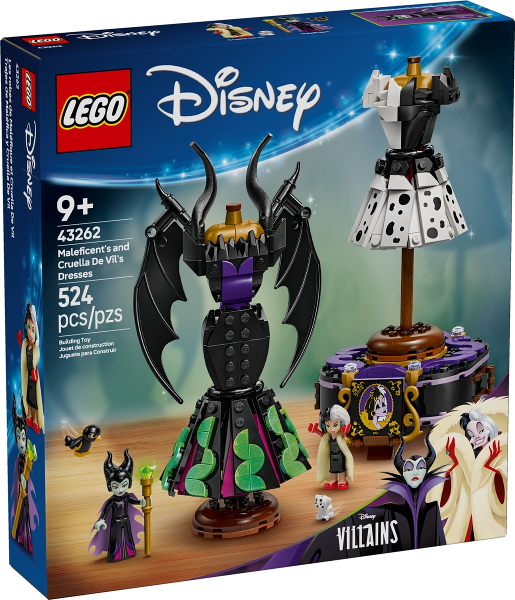 LEGO Disney - 43262 - Maleficent's and Cruella De Vil's Dresses
