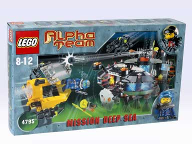 LEGO - Alpha Team - 4795 - Base sous-marine et sous-marin AT d'Ogel - D'OCCASION