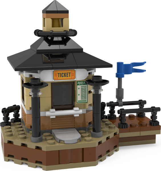 LEGO Promo - 6564644 - 5009157 - Amelia Ticket Booth