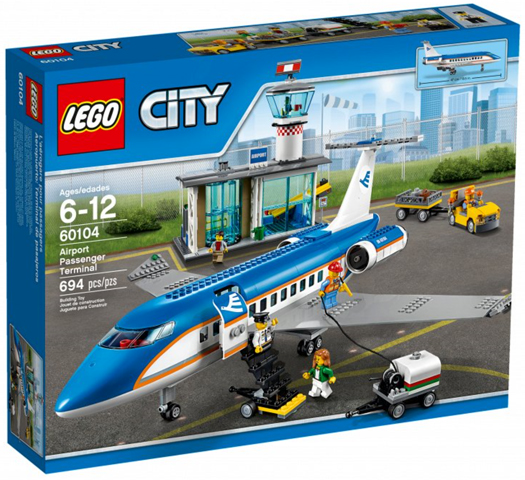 LEGO City - 60104 - Airport Passenger Terminal - USAGÉ / USED