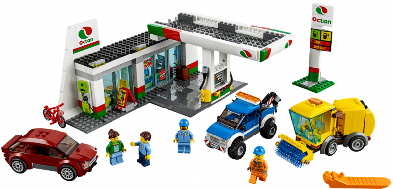 LEGO City - 60132 - Station-service - USAGÉ / USED