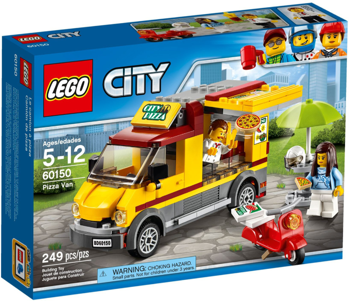 LEGO City - 60150 - Le fourgon à pizza - USAGÉ / USED