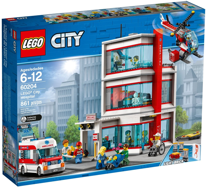 LEGO City - 60204 - L'hôpital municipal - USAGÉ / USED