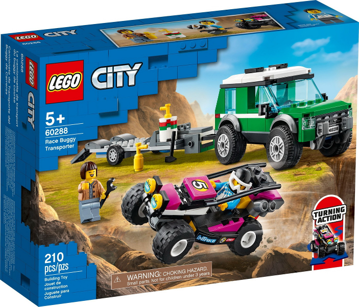 Lego City - 60288 - Transporteur de buggy de course