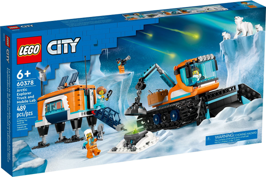 LEGO - City - 60378 - Camion d'exploration de l'Arctique et laboratoire mobile