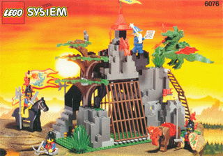LEGO Castle - 6076 - Le repaire du dragon noir - USAGÉ / USED
