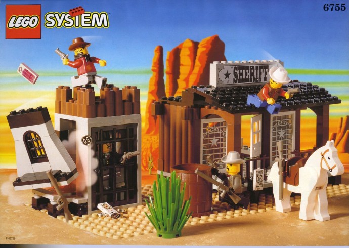 LEGO - Western - 6755 - La cellule du shérif - USAGÉ / USED