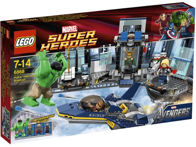 LEGO - Marvel - L'évasion de l'héliporteur de Hulk - USAGÉ / USED