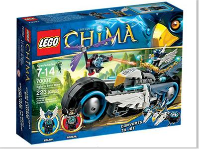 LEGO Legends of Chima - 70007 - Le vélo jumeau d'Eglor
