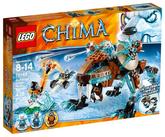 LEGO - Chima - 70143 - Le marcheur à dents de sabre de Sir Fanger - USAGÉ / USED