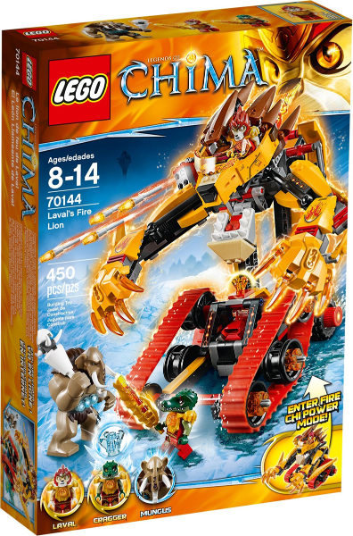 LEGO - Legends of Chima - 70144 - Le Lion de Feu de Laval - USAGÉ/USED