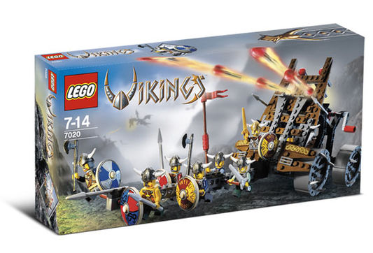 LEGO Vikings - 7020 - Army of Vikings with Heavy Artillery Wagon