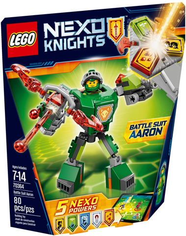 LEGO - Nexo Knights - 70364 - Tenue de combat Aaron - USAGÉ / USED
