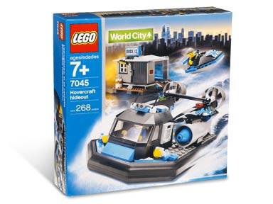LEGO - City - 7045 - Cachette de l'aéroglisseur - USAGÉ / USED