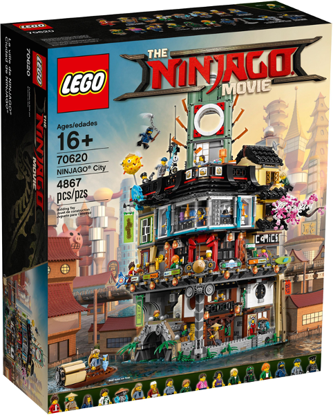 LEGO - Ninjago - 70620 - Ninjago City - BOITE ENDOMMAGÉE