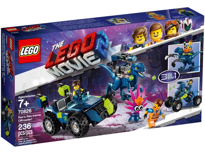LEGO The Lego Movie 2 - 70826 - Rex's Rex-treme Offroader!
