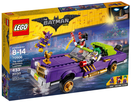 LEGO - The Batman Movie - 70906 - Le Joker Notorious Lowrider - BOÎTE OUVERTE SACHETS SCELLÉS