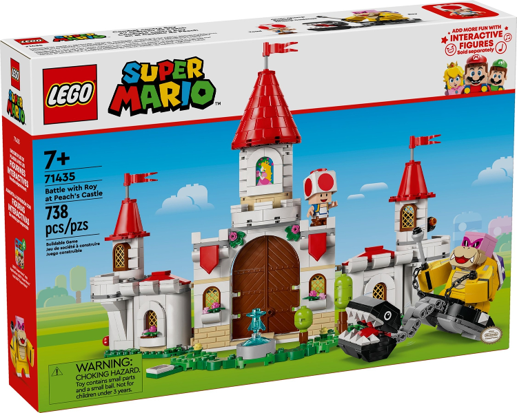 LEGO Super Mario - 71435 - Bataille avec Roy au château de Peach - Ensemble d'extension