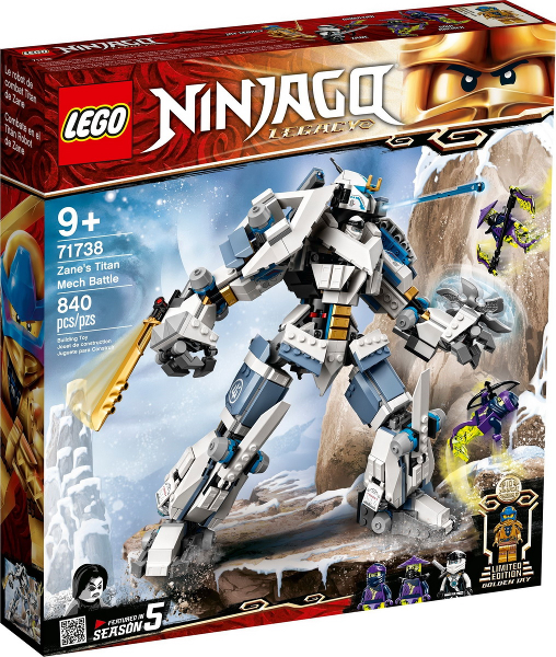LEGO NinjaGo - 71738 - Zane's Titan Mech Battle - USAGÉ / USED